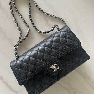 Chanel classic black purse